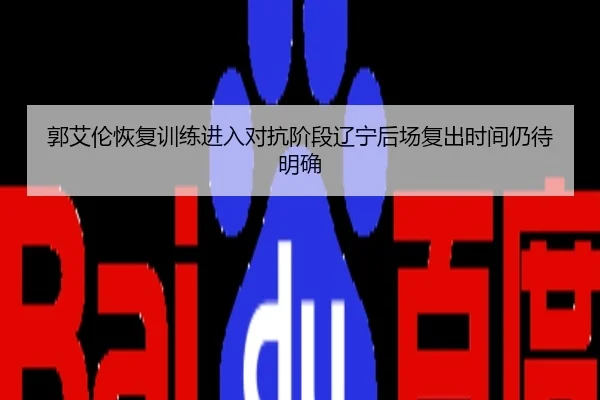 郭艾伦恢复训练进入对抗阶段辽宁后场复出时间仍待明确